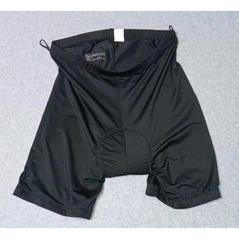 Canari Mens Padded Cycling Shorts Large Black Moutain Bike MTB Chamois Biking